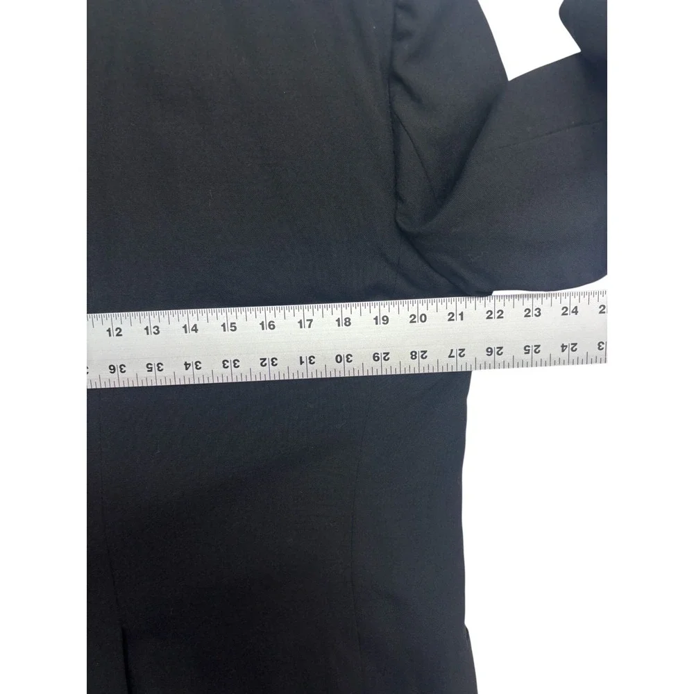 vtg 60s Rosenthal Maretz 40S 32x30 Black Tuxedo 2pc Suit Formal Retro Wool